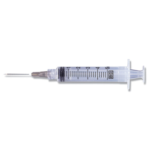 BD 5 ML SYRINGES & NEEDLES