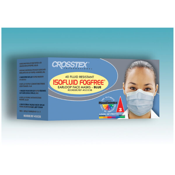 CROSSTEX ISOFLUID FOGFREE® EARLOOP MASK