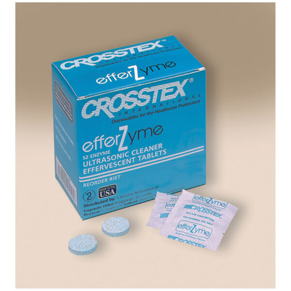 CROSSTEX EFFERZYME® EFFERVESCENT CLEANING TABLETS