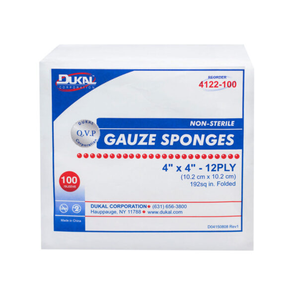 DUKAL WOVEN COTTON GAUZE SPONGES