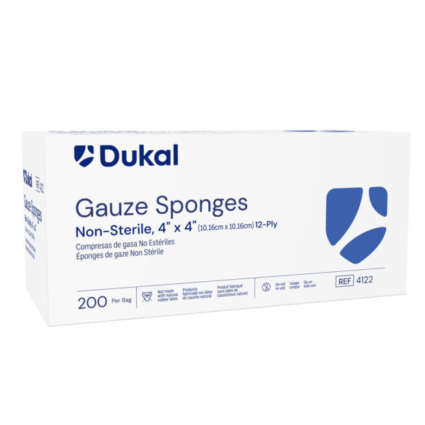 DUKAL WOVEN COTTON GAUZE SPONGES