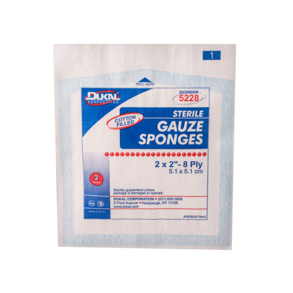 DUKAL WOVEN COTTON GAUZE SPONGES