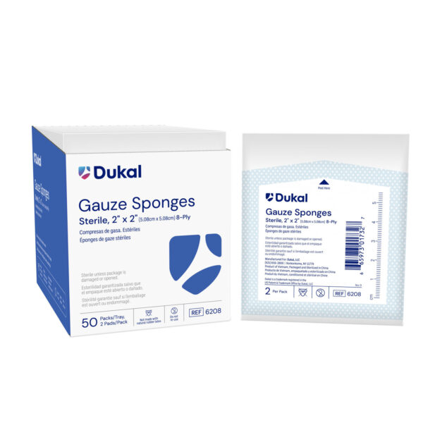 DUKAL WOVEN COTTON GAUZE SPONGES