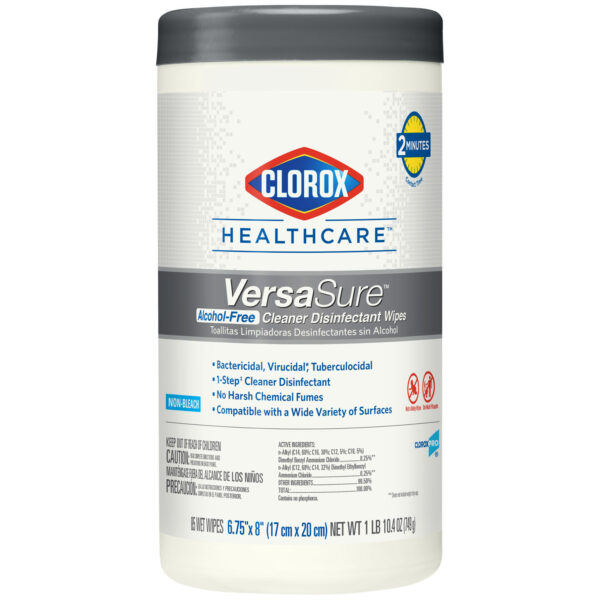 CLOROX VERSASURE™ CLEANER DISINFECTANT WIPES