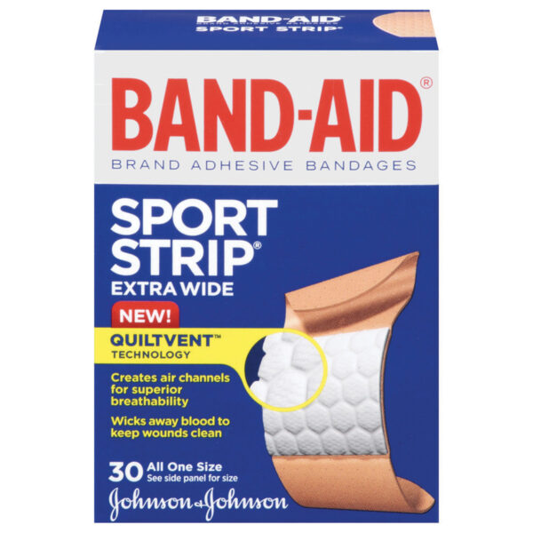 KENVUE BAND-AID® SPORT STRIP® ADHESIVE BANDAGES