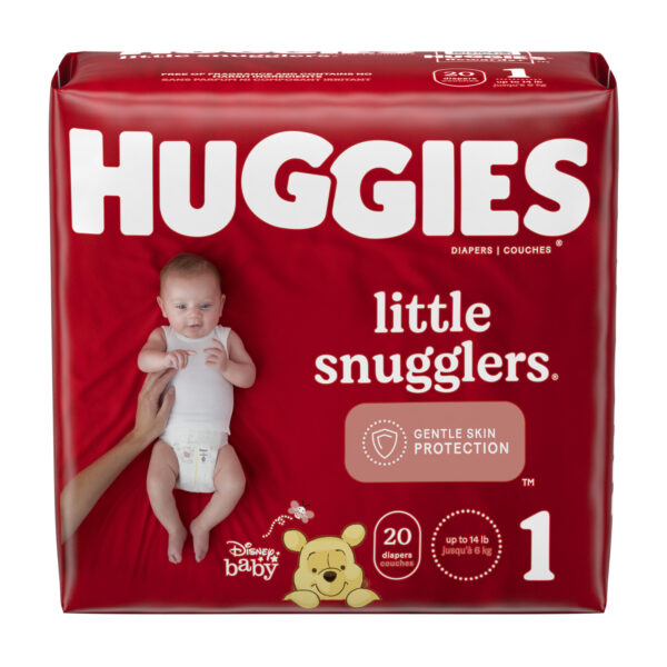 KIMBERLY-CLARK HUGGIES® LITTLE SNUGGLERS DIAPERS