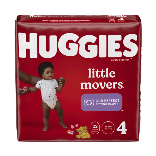 KIMBERLY-CLARK HUGGIES® LITTLE MOVERS DIAPERS