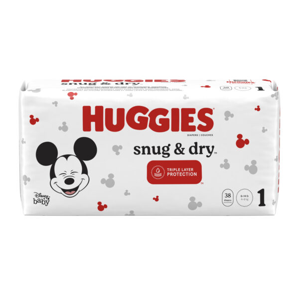 KIMBERLY-CLARK HUGGIES® SNUG & DRY DIAPERS