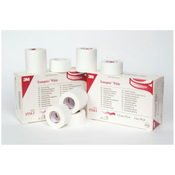 SOLVENTUM TRANSPORE™ WHITE DRESSING TAPE