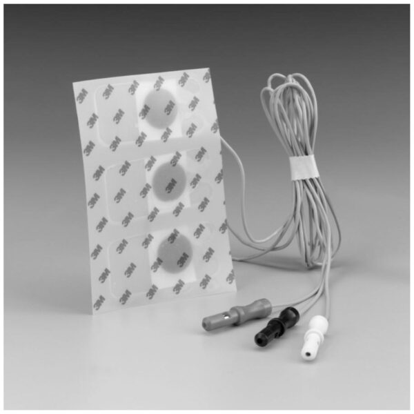 SOLVENTUM RED DOT™ ECG MONITORING ELECTRODES WITH PRE-ATTACHED LEAD WIRE