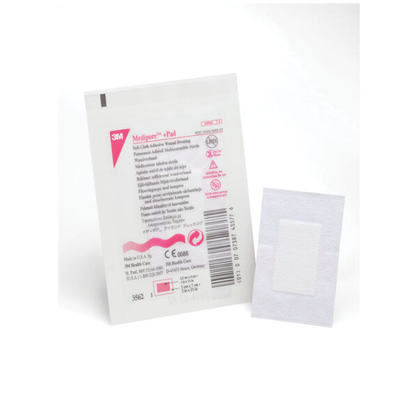 SOLVENTUM MEDIPORE™ +PAD SOFT CLOTH ADHESIVE WOUND DRESSING