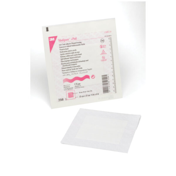 SOLVENTUM MEDIPORE™ +PAD SOFT CLOTH ADHESIVE WOUND DRESSING