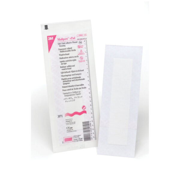 SOLVENTUM MEDIPORE™ +PAD SOFT CLOTH ADHESIVE WOUND DRESSING