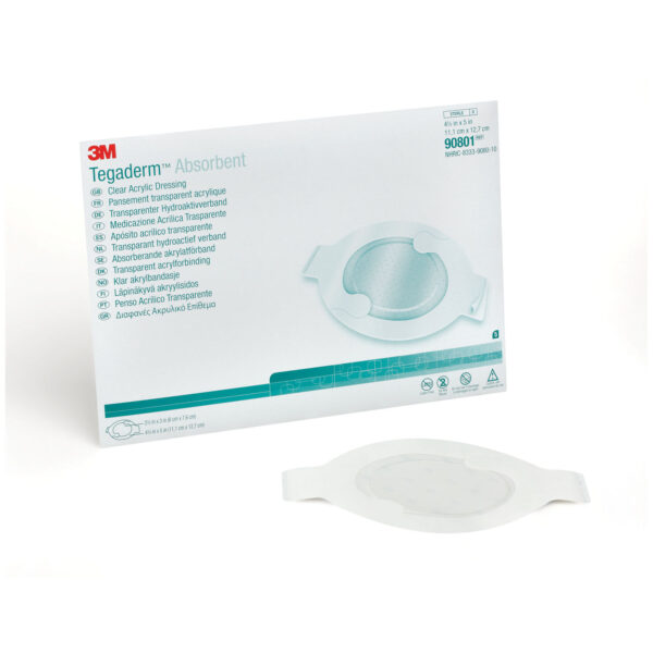 SOLVENTUM TEGADERM™ ABSORBENT CLEAR ACRYLIC DRESSINGS