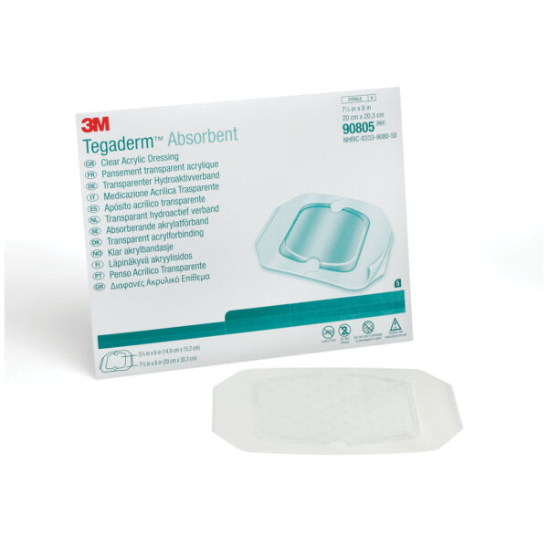 SOLVENTUM TEGADERM™ ABSORBENT CLEAR ACRYLIC DRESSINGS