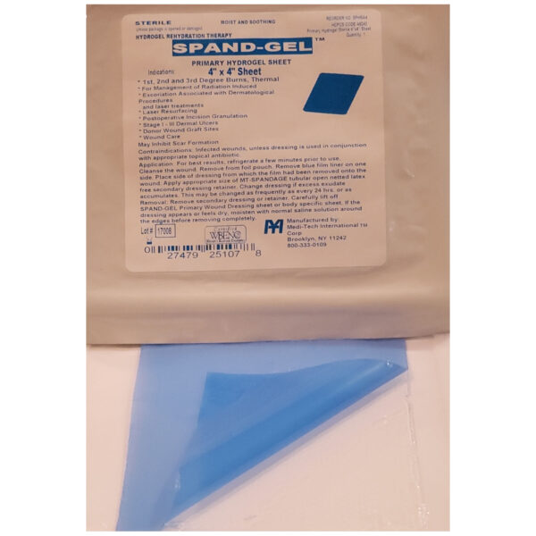 MEDI-TECH INTERNATIONAL SPAND-GEL™ HYDROGEL SHEETS