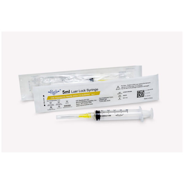 MYCO RELI® CONVENTIONAL HYPODERMIC NEEDLE W/SYRINGE