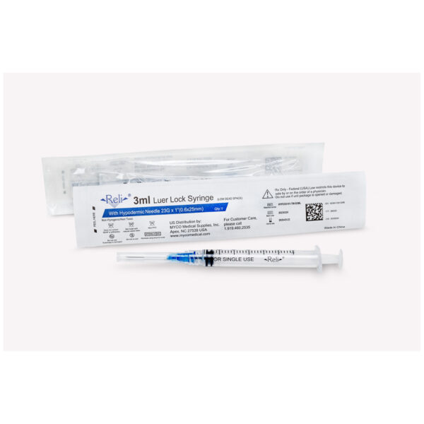 MYCO RELI® CONVENTIONAL HYPODERMIC NEEDLE W/SYRINGE