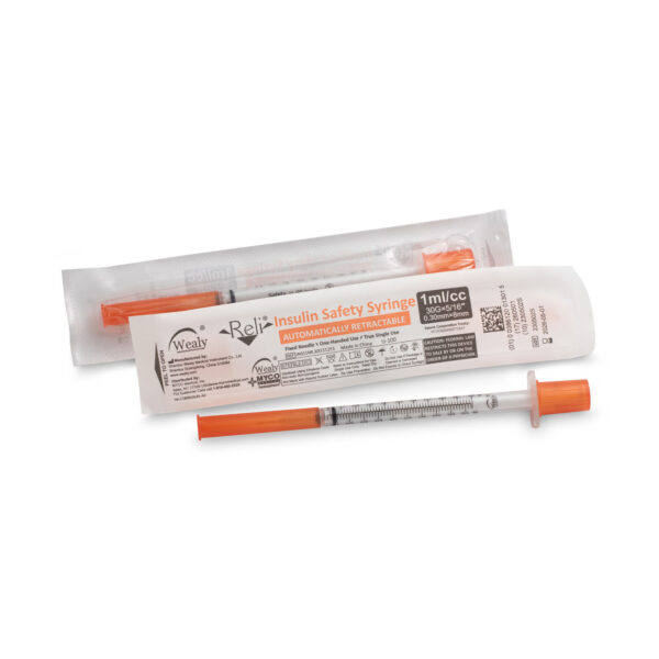 MYCO RELI® WEALY® SAFETY INSULIN SYRINGES