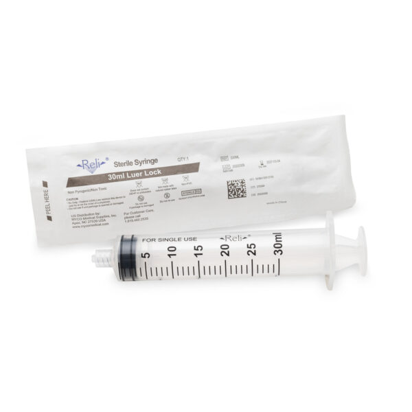 MYCO RELI® CONVENTIONAL LUER LOCK SYRINGE