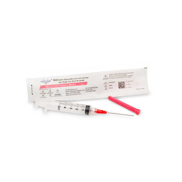 MYCO RELI® CONVENTIONAL LUER LOCK SYRINGE