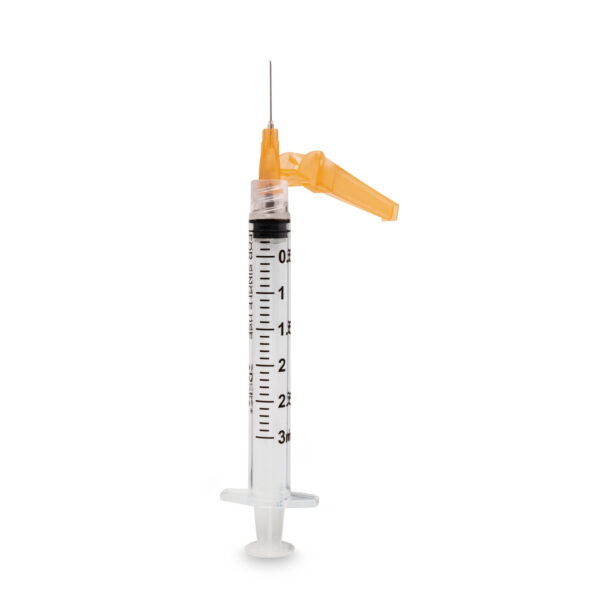 MYCO RELI® SAFETY HYPODERMIC NEEDLE W/ATTACHED SYRINGE