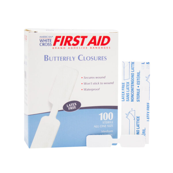 DUKAL BUTTERFLY CLOSURES ADHESIVE BANDAGES