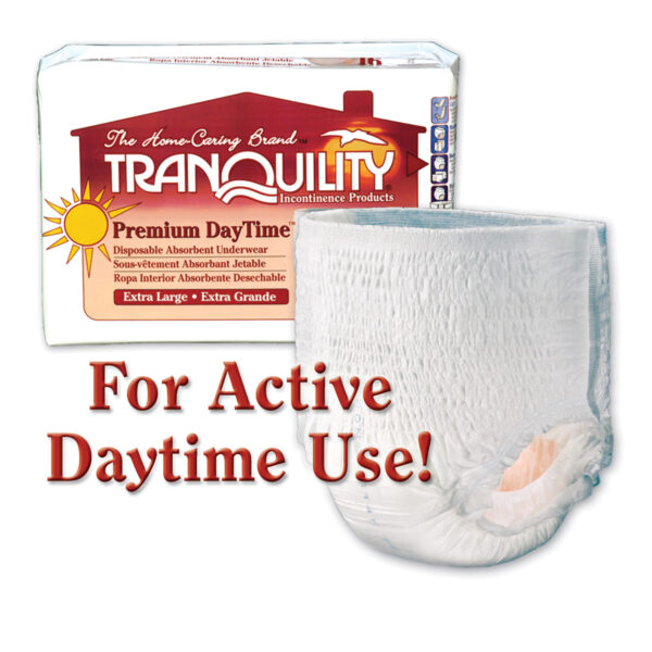 PRINCIPLE BUSINESS TRANQUILITY® PREMIUM DAYTIME™ DISPOSABLE ABSORBENT UNDERWEAR