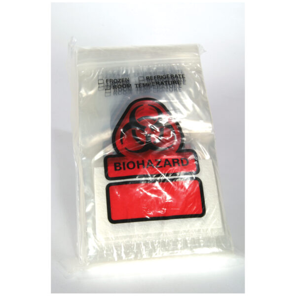 ASP GLOBAL BIOHAZARD RECLOSEABLE BAG