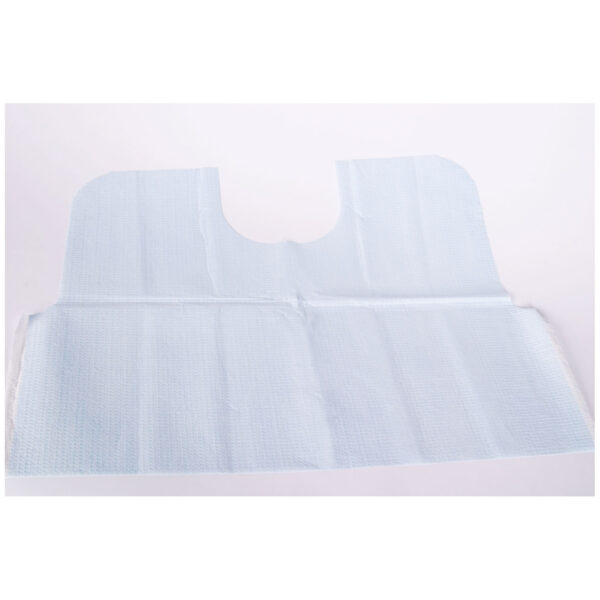 TIDI 3-PLY TISSUE/POLY CONTOUR BIB