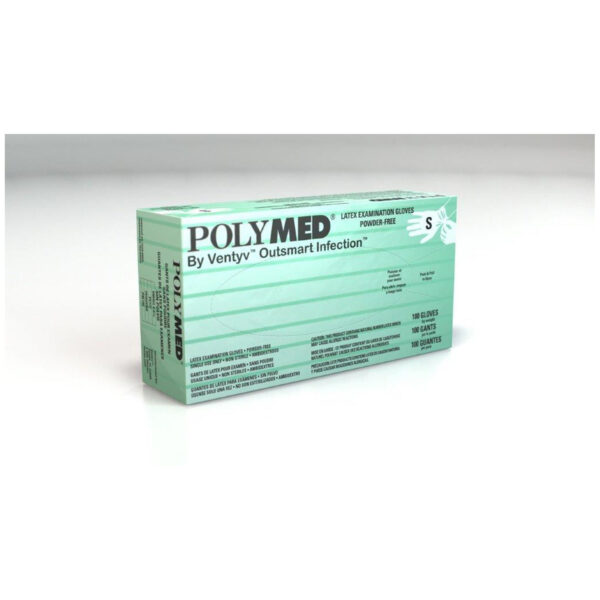 VENTYV POLYMED LATEX EXAM POWDER-FREE GLOVES